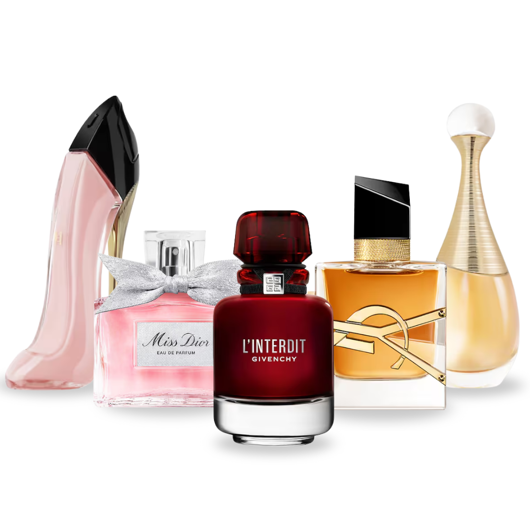 Paquete Glamour - 5x Eau de Parfum (100ml)