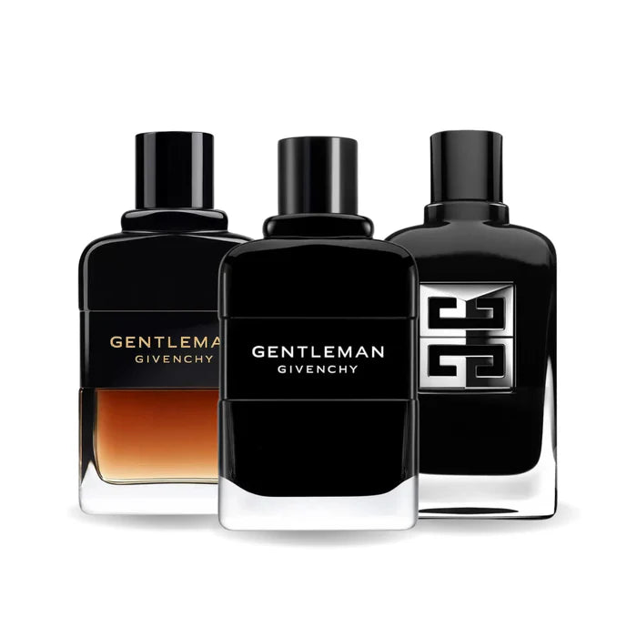 Combo de 3 Perfumes: Givenchy GENTLEMAN, Givenchy GENTLEMAN RESERVE PRIVEE y Givenchy GENTLEMAN SOCIETY - 100ml